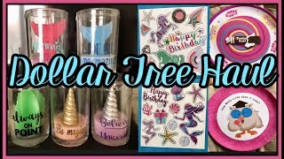 EXCITING DOLLAR TREE HAUL | NEW FINDS | MERMAID 🧜♀️ CACTUS 🌵 UNICORN 🦄 CANDLES | MARCH 11 2019