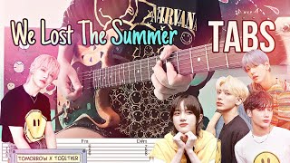 Txt- We Lost The Summer Guitar Cover With Tabs