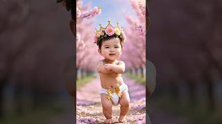 Super Cute Little Baby Girl Dancing
