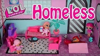 🏠🌸LOL Surprise Doll House Homeless Hannah Stop Motion Cartoon🌺
