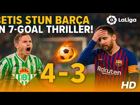 BARCELONA vs REAL BETIS 3-4- ALL GOALS & Highlights - 2018/11/11 HD