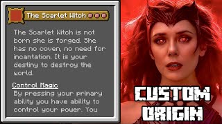 Minecraft Origins Mod: Scarlet Witch! (Custom Origin)