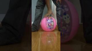 Sitting And Playing Precure Beach Ball.