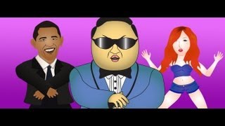 Merry Christmas Happy New Year Psy Hyuna Obama Gangnam Style 강남스타일 새해 크리스마스