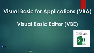 Vba Vbe