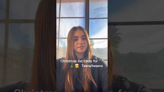 Christmas List Ideas For Teenstweens