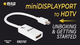 Eira Er2707 Mini Displayport To Hdmi Converter Unboxing, Setup & Full Hd Demo