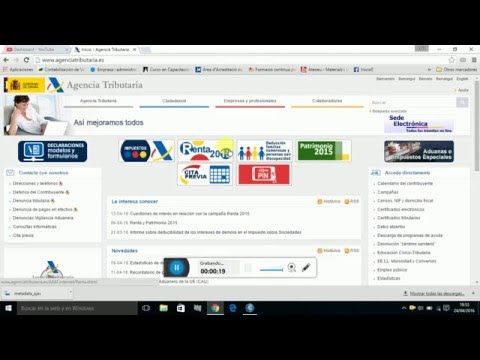 Tutorial programa online de cálculo de retención de irpf renta 2015