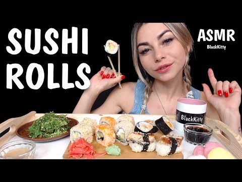 АСМР Суши Роллы 🍣🥢 Звуки еды 👄🍱 ASMR Mukbang SUSHI ROLLS Let's Eat 땅 寿司 АСМР Суши Роллы 🍣🥢 Звуки еды 👄🍱 ASMR Mukbang SUSHI ROLLS Let's Eat 땅 寿司
