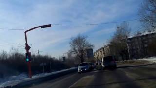 Видео ДТП 05 02 2017г , г Красноярск, ул Семафорная от Мощь Великая, Семафорная улица, Красноярск, Россия