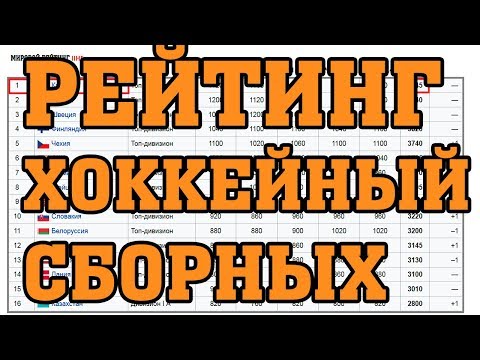 Новый рейтинг хоккейных сборных IIHF Февраль 2018 Новый рейтинг хоккейных сборных IIHF Февраль 2018