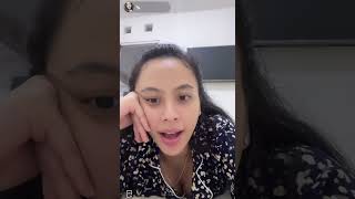 Bunda No Armor Piyama Satin Uting Kelihatan