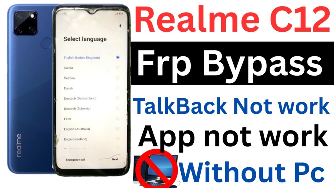 realme c12 frp bypass / realme c12 frp bypass app realme c12 frp bypass / realme c12 frp bypass app