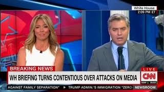 JIM ACOSTA AFTER TODAY’S PRESS BRIEFING: ‘WE SHOULD MAKE SOME BUMPER STICKERS’