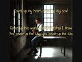 "Cover Me" by Bebo Norman (lyrics)