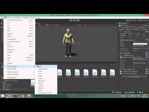 Как сделать персонажа в unity