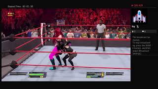 Wwe 2K22 Alyri W Bludnymph Vs. Lauren Burch W Julia Burch