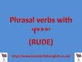 FREE English Lesson (rude): phrasal verbs with f*ck (with subtitles / captions)