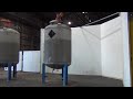 Video Used-1500 gallon, 316 stainless steel, vertical, jacketed mix tank - stock # 44375001