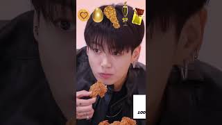 Jungkook Golden FOOD ASMR 🍯🍫 #cutelife #shorts