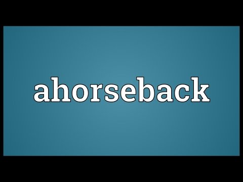 Header of Ahorseback