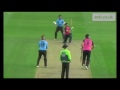 Ryan Higgins hits a seagull during Middlesex v Sussex T20