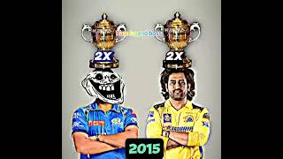 Ipl Trophycomparison Of Rohit Sharma And Ms Dhoni Hitman Vs Thala