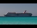 Beaches of Half Moon Cay Bahamas Carnival Ecstasy Cruise Ship