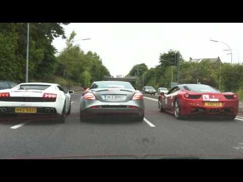 Lamborghini vs SLR vs Ferrari