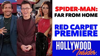 At The Red Carpet Premiere - Spider-Man Far From Home Tom Holland, Jake Gyllenhaal, Zendaya