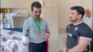 Fhn-Nin Fəxri Kapitan Süleyman Heyderov Və Fhn-Nin Idmançisi Rövşən Xəlilov
