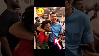 Ronaldonun Komi̇k Anları Ayaği Kaydı Düştü