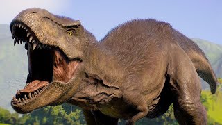 Giganotosaurus Runs In Fear From Scorpius Rex? Juric World Evolution 2