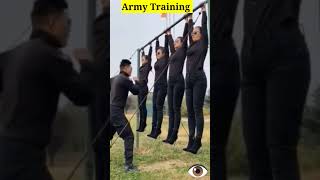 Chinese Girl Army Training