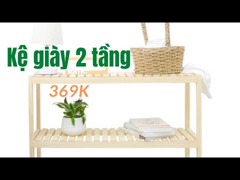 kệ giày dép | Kệ giày 2 tầng | Kệ giày gỗ 2 tầng