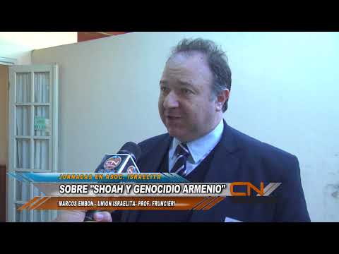 Se desarrollan las Jornadas sobre Shoá y Genocidio Armenio Se desarrollan las Jornadas sobre Shoá y Genocidio Armenio