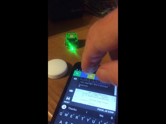 Short video of Skoobot interfacing to IoT