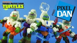 Space Gear Teenage Mutant Ninja Turtles Dimension X Figures Video Review