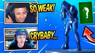 MYTH & NINJA HATE THE *NEW* "WATERWORKS" EMOTE/DANCE! IT'S WEAK! Fortnite SAVAGE & FUNNY Moments