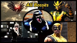Spider-Man Web Of Shadows - All Bosses Good Choices