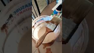 Marine And Door Spar Varnish Refinishing Job