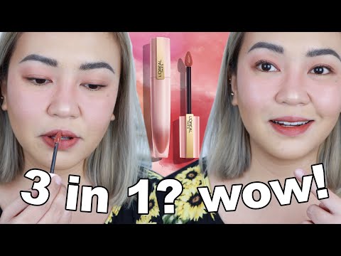 NEW L'OREAL CHIFFON SIGNATURE!!! SWATCHES AND WEAR TEST!!!