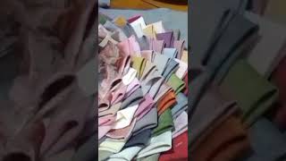 Parça Kumaşlardan Bakın Ne Yaptım Kumaş .