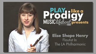Learn From A Master Flute Lesson 6 The First Three Notes With Musician Elise Shope Henry
