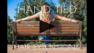Hand Tied Hair Extensions at Estilo Salon