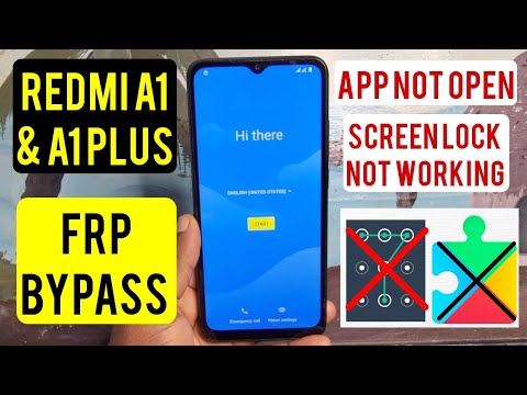 Redmi A1, A1+ (220733SG) Frp Bypass/Google Account Redmi A1, A1+ (220733SG) Frp Bypass/Google Account