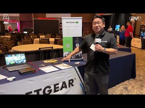 E4 Experience: NETGEAR Shows Off AV Line M4250-9G1F-PoE+ AV-over-IP Switch and Free Design Services