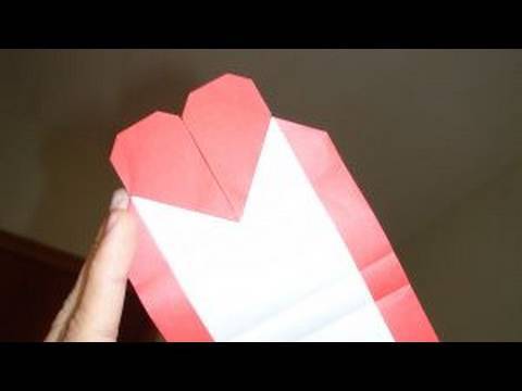 Tutorial, how to fold a heart letter