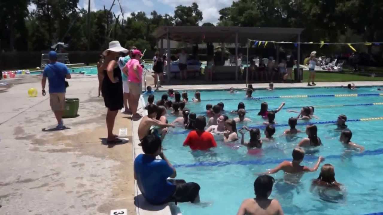 Elementary School Girls Pool Party