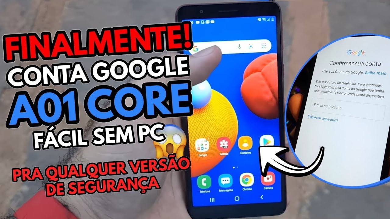 A01 CORE GOOGLE/FRP ACCOUNT WITHOUT PC SUPER EASY A01 CORE GOOGLE/FRP ACCOUNT WITHOUT PC SUPER EASY